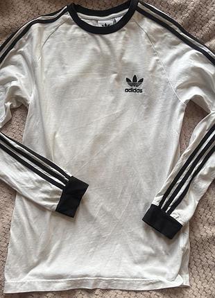 Білий лонг adidas