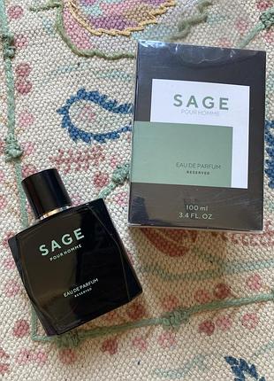 Мужской парфюм reserved sage pour homme (eau de parfum), 100 мл – оригинал!
