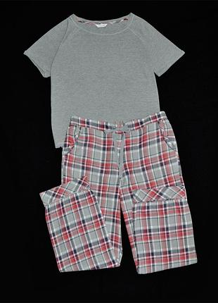 Піжама m&s  бавовна трикотаж-фланель р.m\l