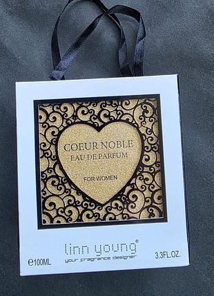 Парфюмированная вода для женщин coeur noble.