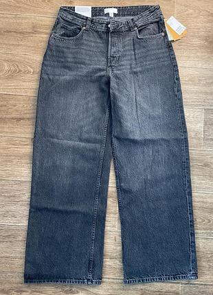 Wide regular waist джинси
