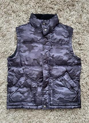 Жилетка gapkids камудляж сірий 10-11р