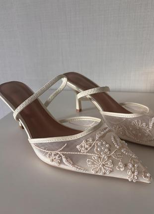 Туфлі zara з бісером