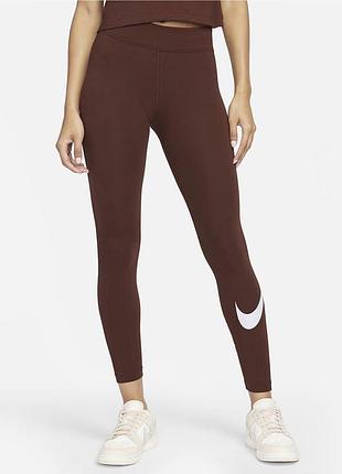 Nike, лосіни з логотипом, р.s