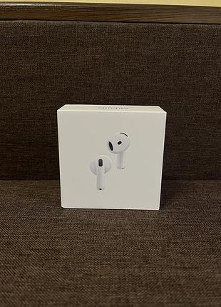Apple airpods 4 anc на гарантії 1 рік є чек нові запаковані з чохлом