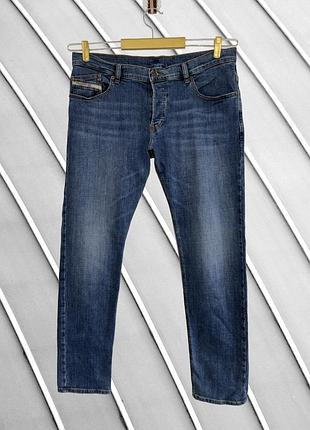 Мужские синие джинсы diesel w34 w36 l xl оригинал дизель прямые стрейчевые джинсы классические джинсы тянущиеся 50 52