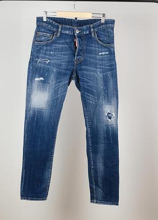 Автентичні вінтажні джинси dsquared2 skater jeans розмір 48