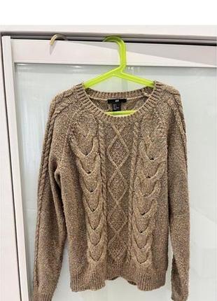 В'язаний светр h&m з косами