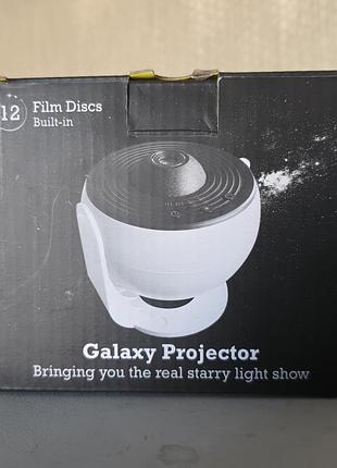 Проектор зоряного неба galaxy projector / домашній планетарій (12 дисків, hd)
