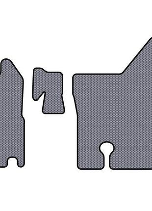 Резиновые коврики carsuit (1998-2003, серый) для renault master
