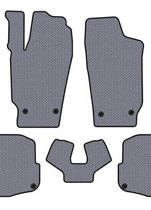 Резиновые коврики carsuit (sd, серый) для skoda fabia 2000-2007 гг