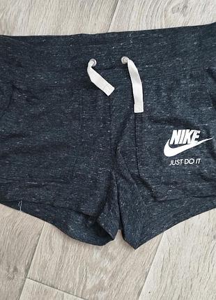 Шорты женские nike just do it s серые