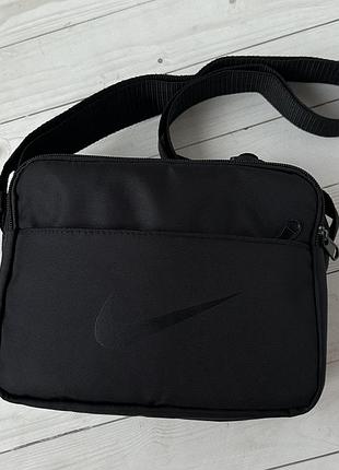 Текстильная горизонтальная сумка на два основных отдела nike