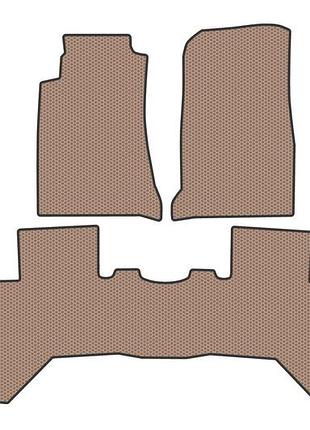 Резиновые коврики carsuit (бежевые) для isuzu d-max 2011-2019 гг