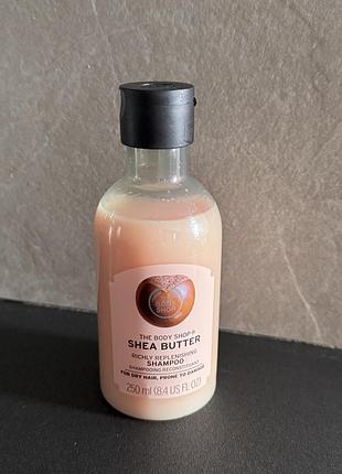 The body shop shea butter richly replenishing shampoo шампунь для відновлення шкіри
