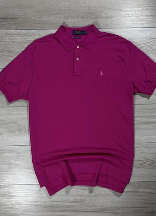Стильна преміум футболка поло ральф лаурен polo ralph lauren classic fit luxury, xl, оригінал