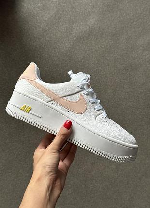 Нові кросівки nike air force sage low з натуральної шкіри, топ якість, останній розмір 38-24 см