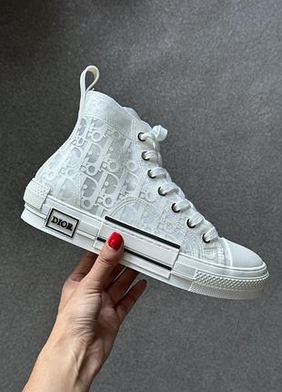 Нові кросівки кеди dior b23 white топ якість, розпродаємо склад взуття! розміри 36-41