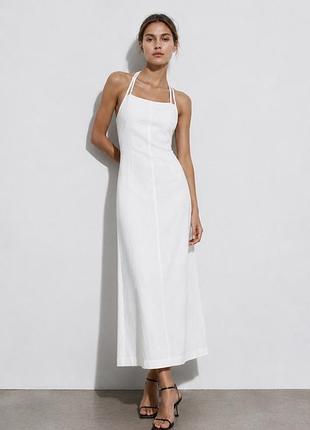 Сукня zara з льоном у складі