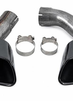 Насадки на глушитель m-performance black для bmw x5 f15 2013-2018 гг