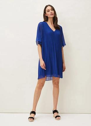 Шифоновое мини платье phase eight ella pleat dress