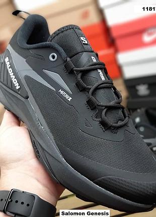 Salomon genesis gore-tex черные с серым