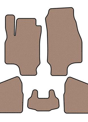 Резиновые коврики carsuit (sd, бежевые) для opel astra g classic 1998-2012 гг