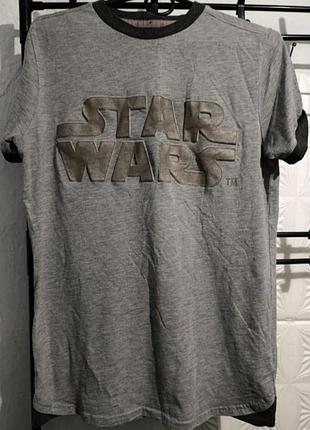 Фирменная футболка  star wars для подростка на 13-15 лет рост до 165 см.