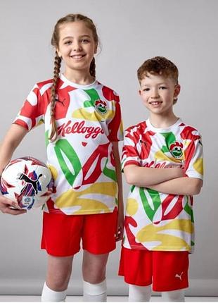 Лимитированная спортивная футболка для футбола puma x kellogg's football camps на возраст 13-14роков рост 164см