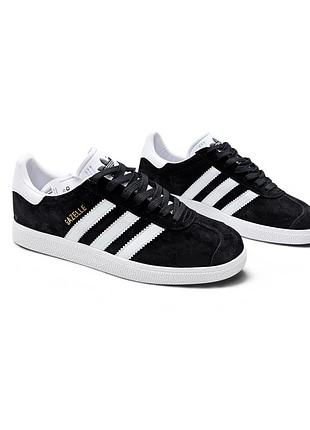 Мужские кроссовки adidas gazelle черные