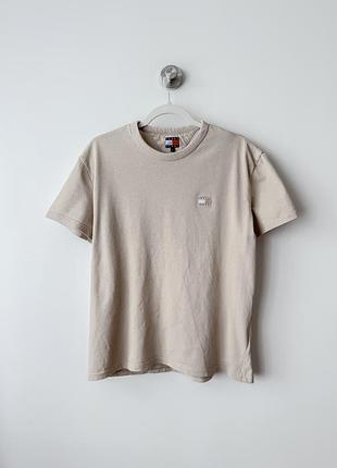 Чоловіча футболка tommy hilfiger бежева