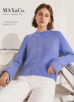 Базовий джемпер светр max &co max mara віскоза преміум
