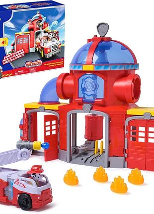 Paw patrol щенячий патруль маршалл пожарная станция fire rescue command center marshall truck