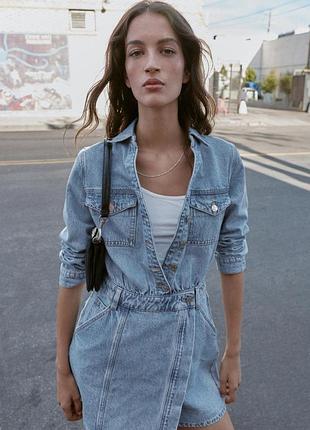 Оригинальное джинсовое платье из новой коллекции zara new original.