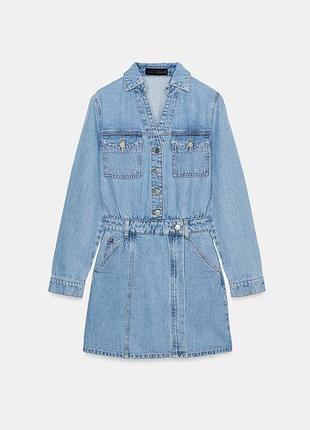 Оригинальное джинсовое платье из новой коллекции zara new original.