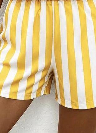 🥰 шорти у смужку shein l