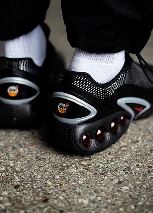 👟nike air max dn black/white/red 9