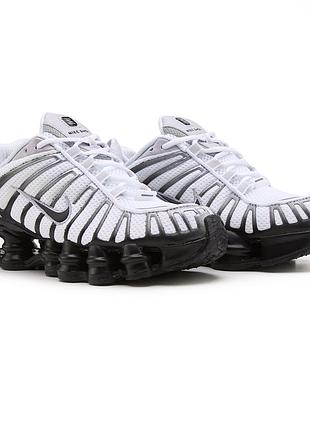 Nike shox tl black white 4