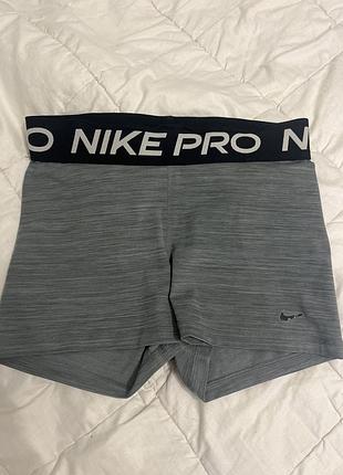 Шорти nike pro сірі м