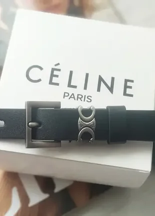 Жіночий ремінь celine чорний