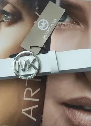 Женский ремень michael kors белый