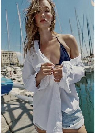 Біла сорочка zara m