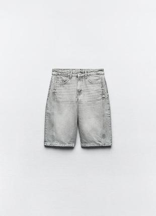 Джинсові шорти бермуди зара zara 38р.