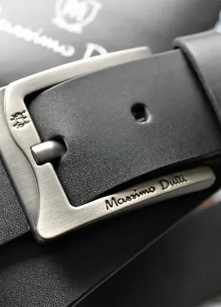 Шкіряний ремінь massimo dutti чоловічий в фірмовій коробці