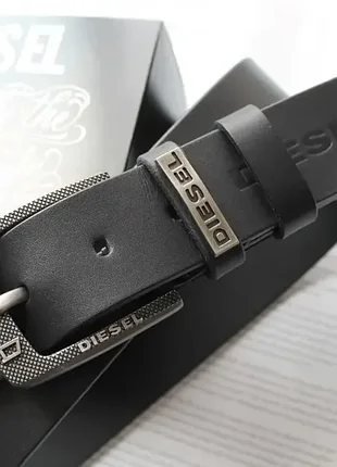 Кожаный ремень diesel мужской в фирменной коробке