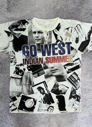 Vintage футболка мерч  go west indian summer 1992 usa single stitch aop
