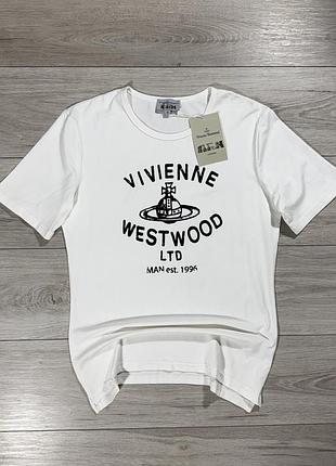 Нова біла жіноча футболка вівєн вествуд vivienne westwood luxury,  факт l, оригінал