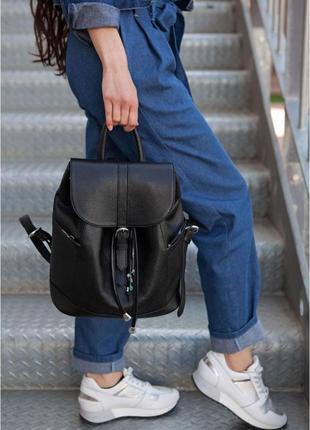 Кожаный женский рюкзак, разные цвета1 фото