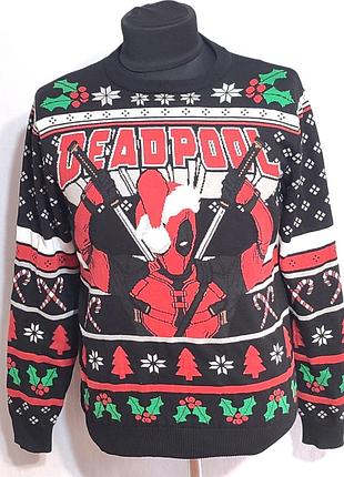 Мужской свитер primark из комиксов marvel deadpool, размер l