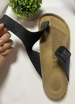 Чоловічі чорні вєтнамки birkenstock